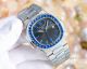 Super High Quality Patek Philippe Nautilus Cal.324 Blue Emerald Bezel and White Dial 40mm (2)_th.jpg